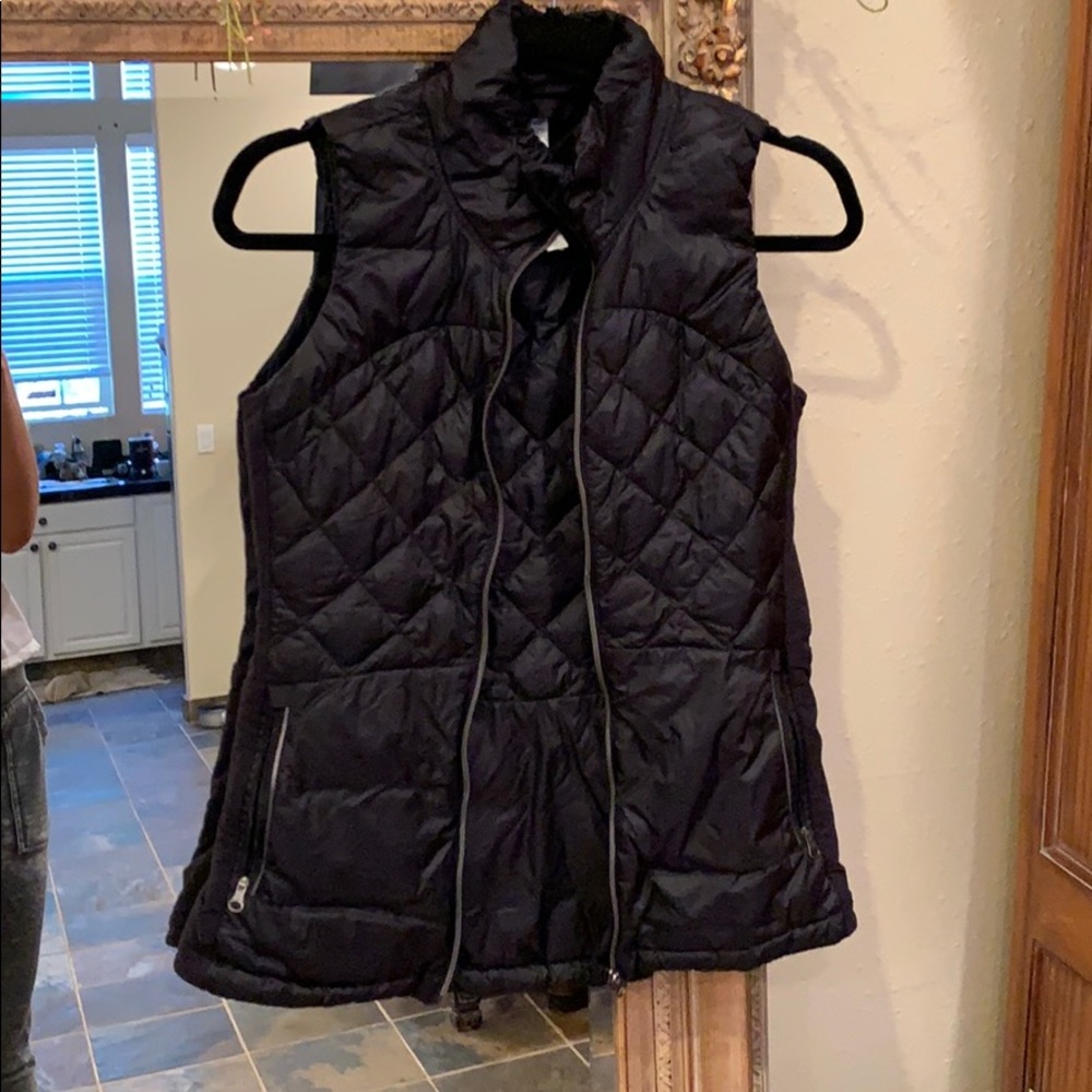Lululemon Athletica Black Quilted Vest
